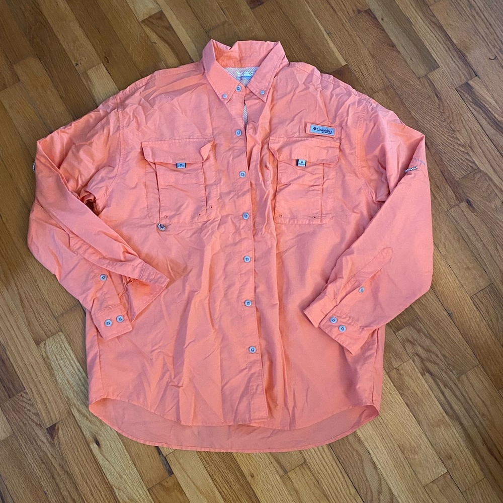 Peachy L Columbia PFG long sleeve shirt